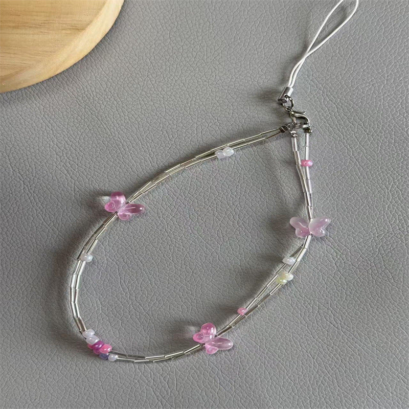 Decorative Butterfly Charm Eyewear Lanyard Kalsten