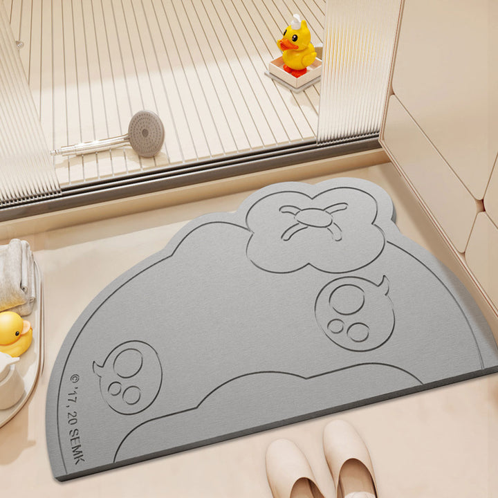 Playful Cartoon Bath Mat Kalsten