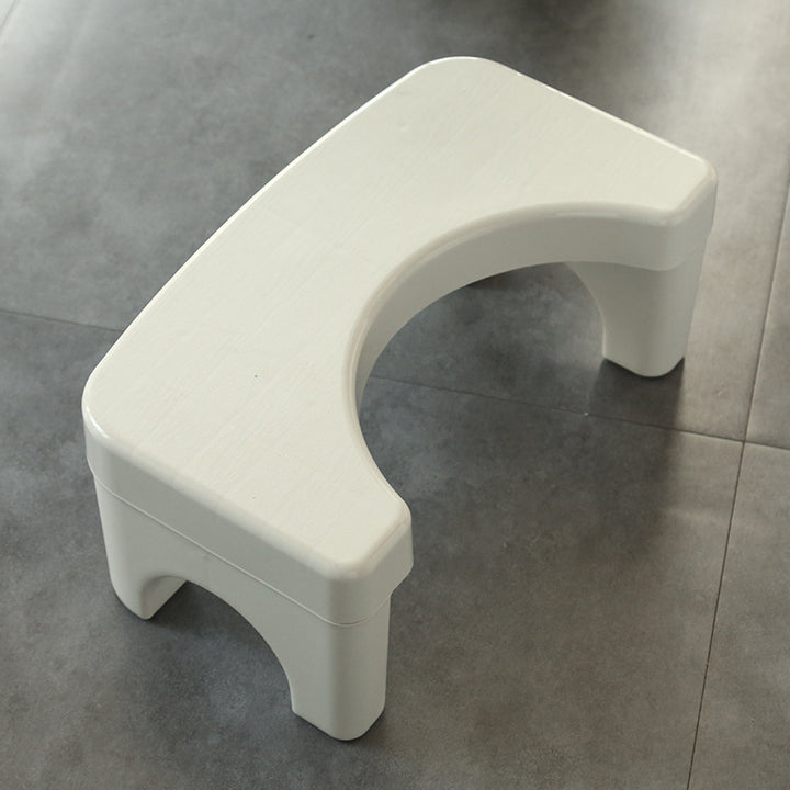 Ergonomic toilet stool for natural squatting position