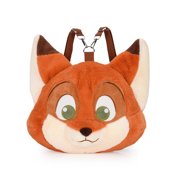 Plush backpack with cute fox design Kalsten