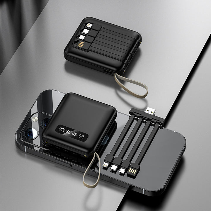 Multifunctional power bank with integrated charging cable Kalsten