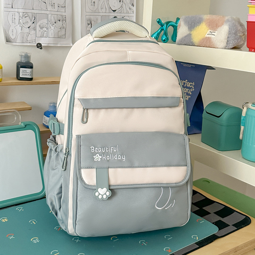 Cute Illustrated Patterned Backpack Kalsten