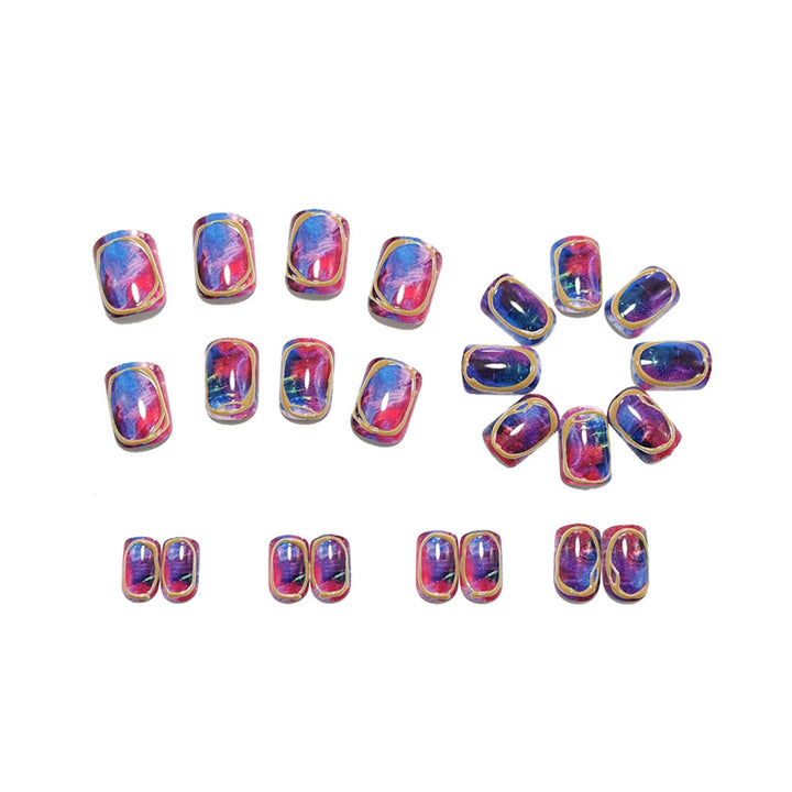 Creative nail design in painting style Kalsten