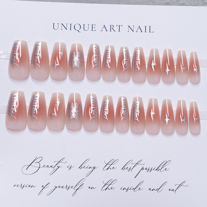 Decorative Stiletto Press-On Nail Art