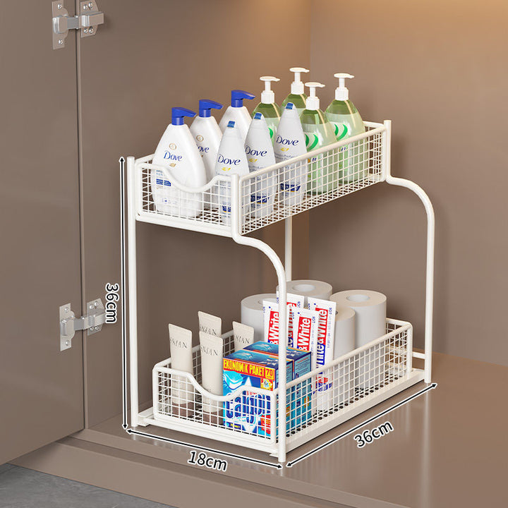 Two-Tier Under-Shelf Storage Organizer Kalsten