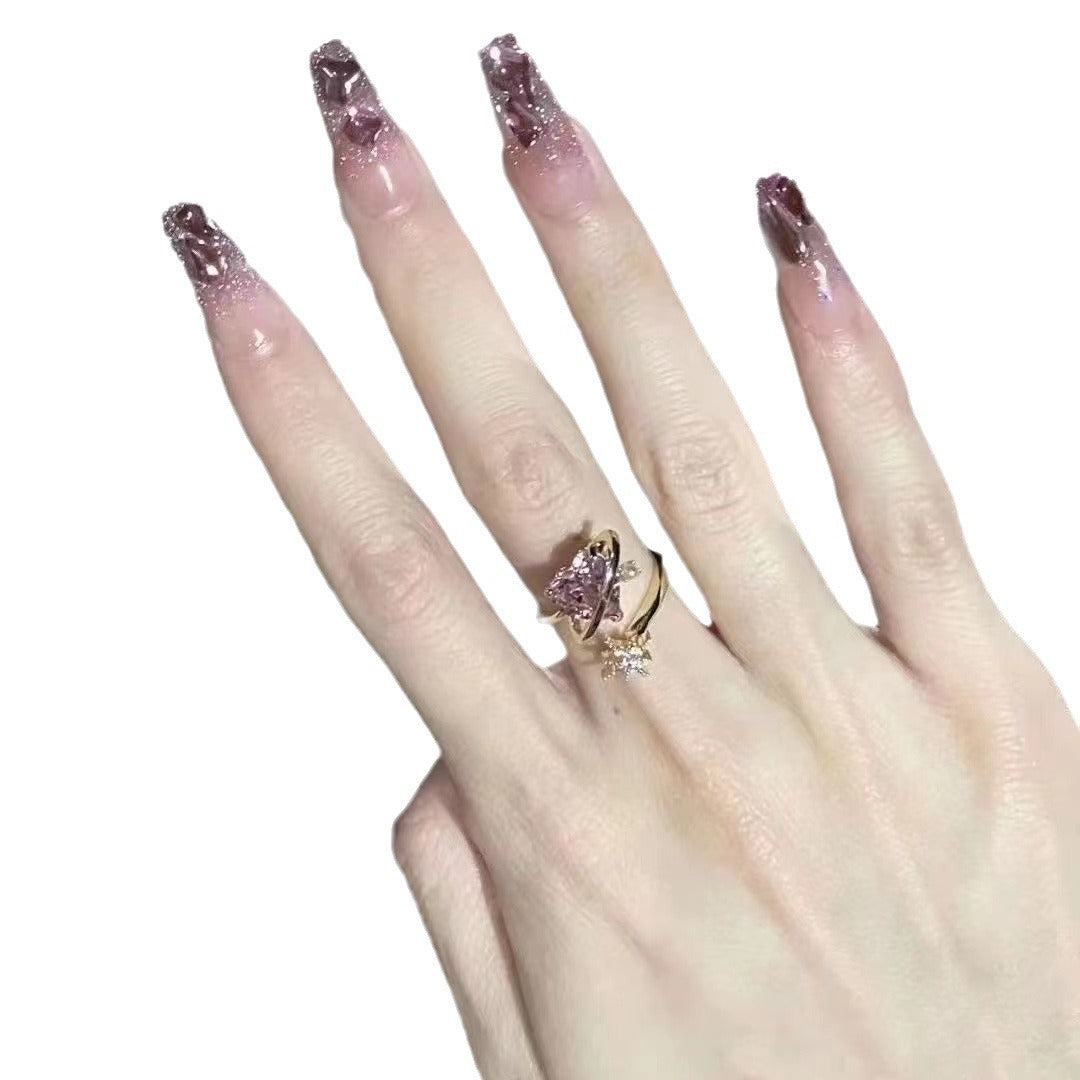 Glamorous Glittery Press-On Nails