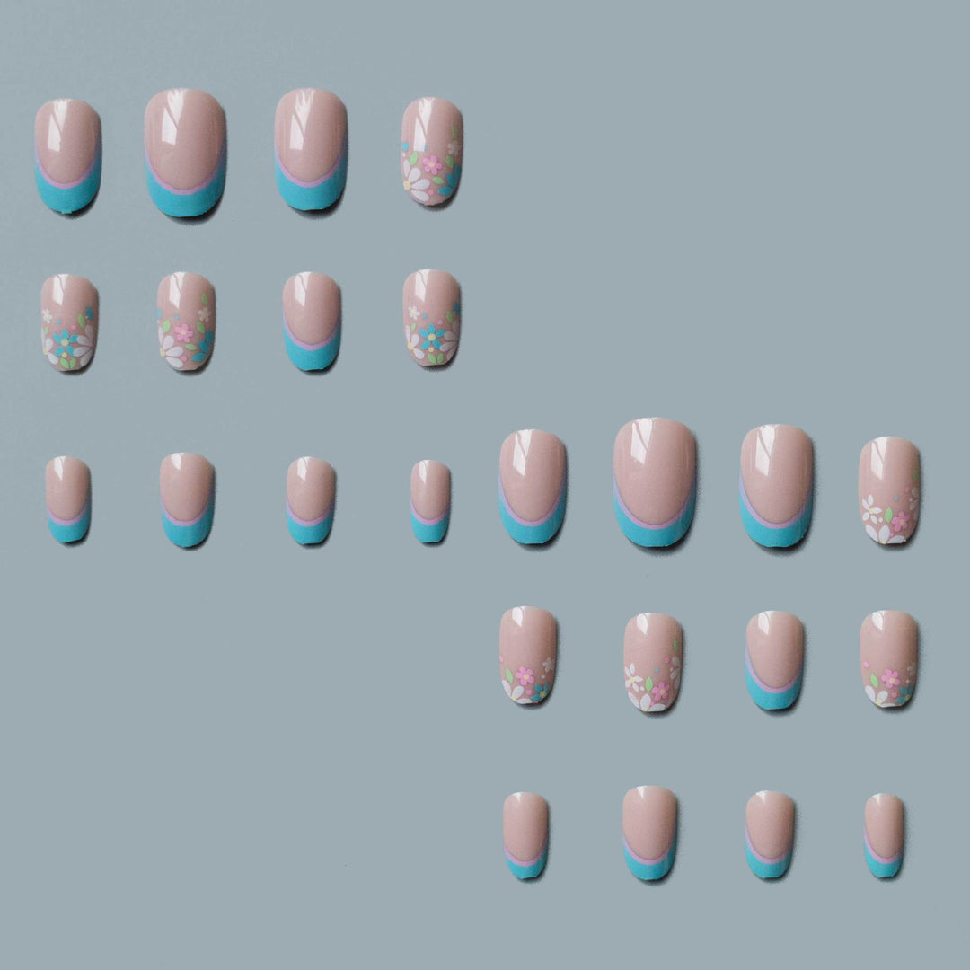 Artistic Floral and Geometric Nail Art Design Kit