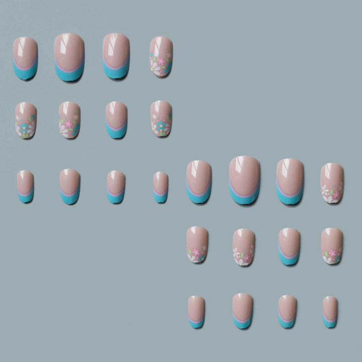 Artistic Floral and Geometric Nail Art Design Kit