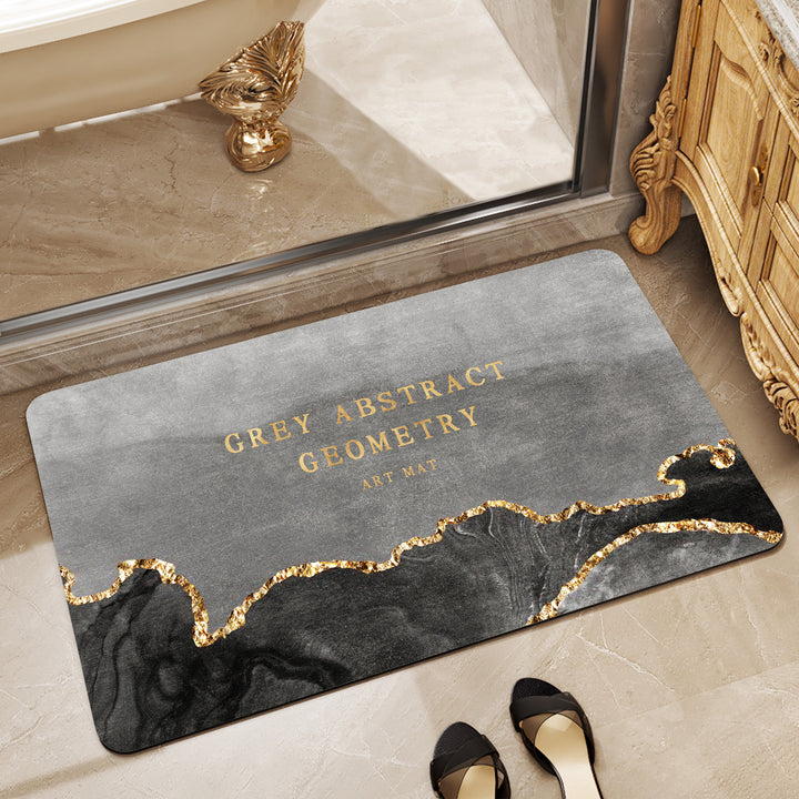 Floral Art Bathroom Mat Kalsten