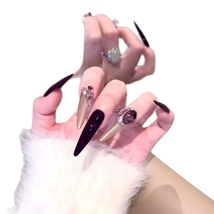 Glamorous Stiletto Nail Art Extensions