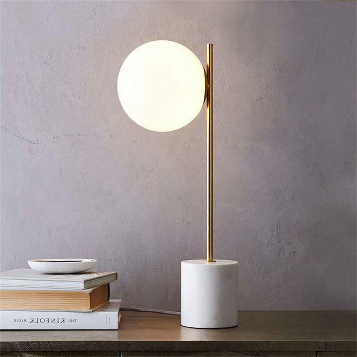 Elegant Marble Base Table Lamp