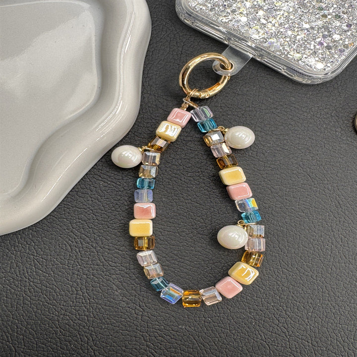 Colorful Beaded Phone Charm Lanyard Kalsten