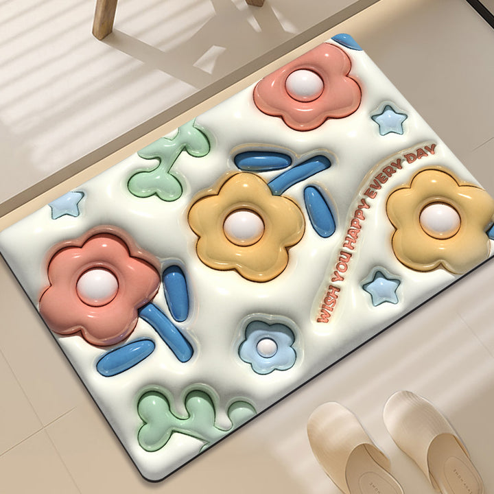 Cute Cartoon-Themed Area Mat