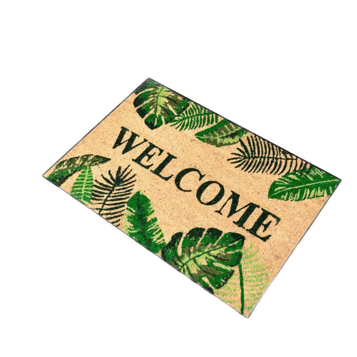 Floral Welcome Door Mat Kalsten