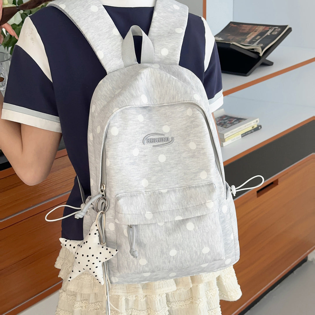 Cute Decorative Polka Dot Backpack Kalsten