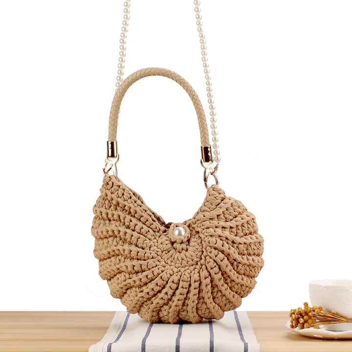 Evening bag with pearl decorated handle Kalsten