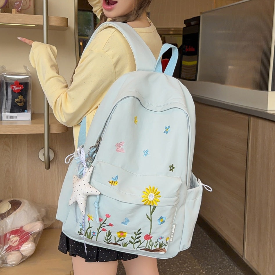 Floral Embroidered Backpack Kalsten 1791204649