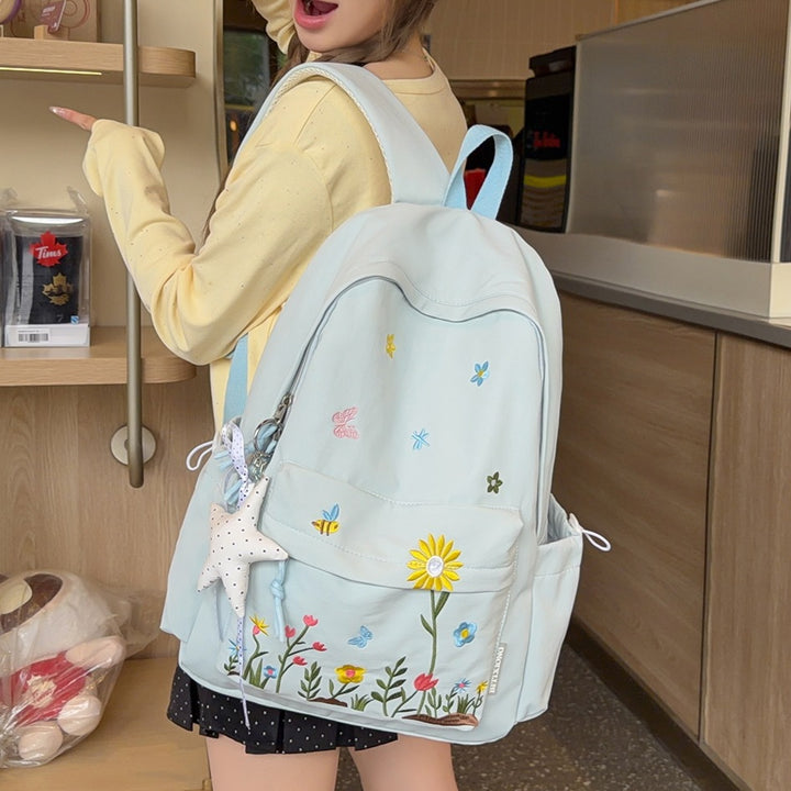 Floral Embroidered Backpack Kalsten 1791204649