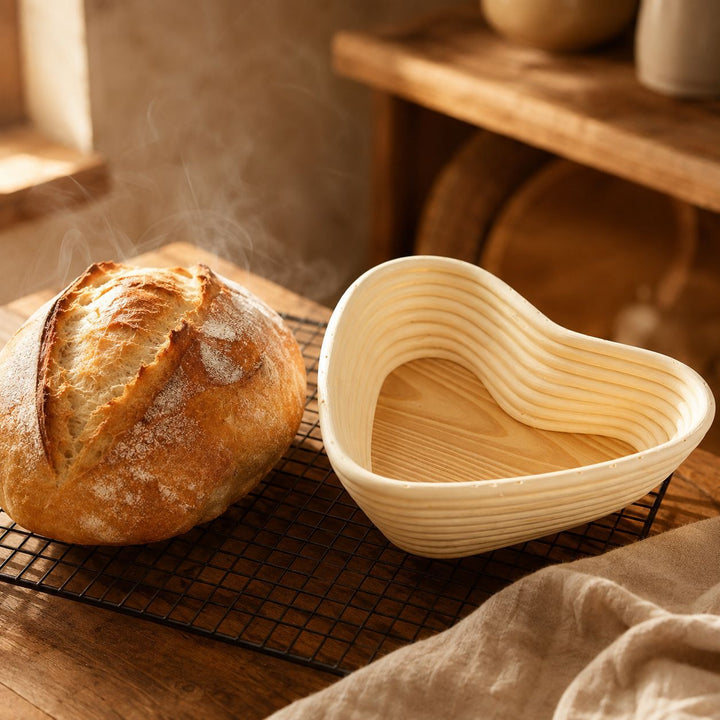 Artisan Heart-Shaped Woven Storage Basket Kalsten