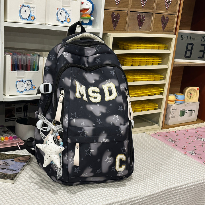Stylish Graphic Print School Backpack Kalsten