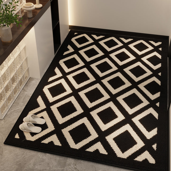 Geometric Tile Print Area Rug