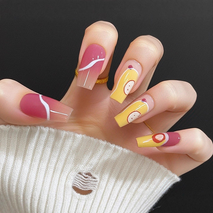 Artful Nail Extensions with Elegant Tips Kalsten