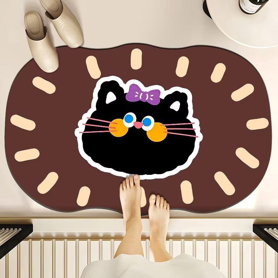 Cute Cartoon Bear Bath Mat Kalsten