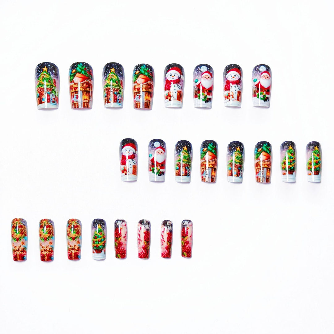 Festive 3D Holiday Nail Art Kalsten