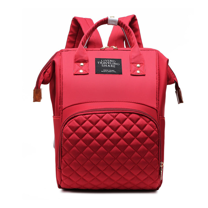 Quilted Multi-Functional Travel Backpack Kalsten