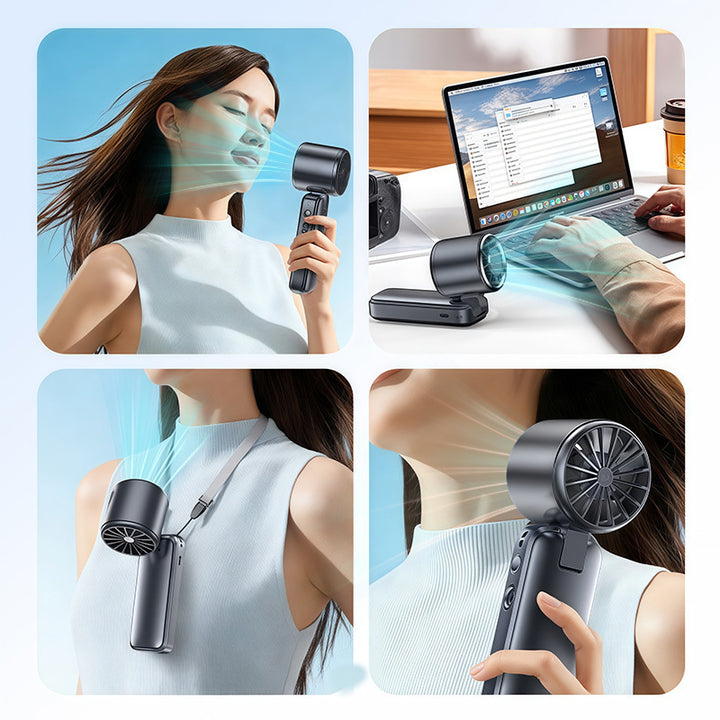 Ladies Portable Mini Fan with Digital Thermostat Kalsten