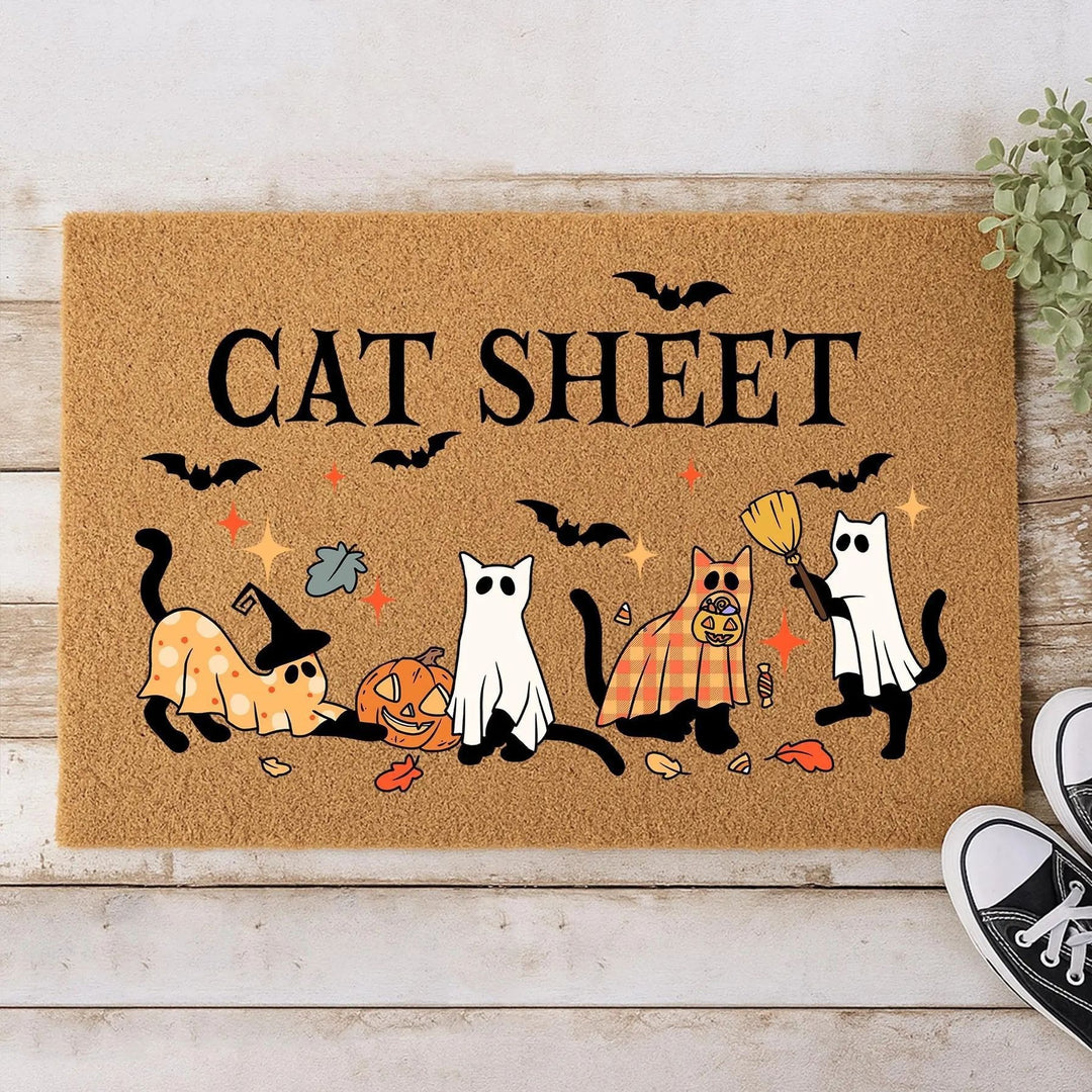 Halloween-Themed Welcome Mat Kalsten