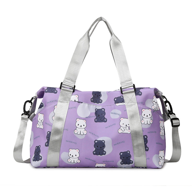 Cute Graphic Design Travel Duffle Bag