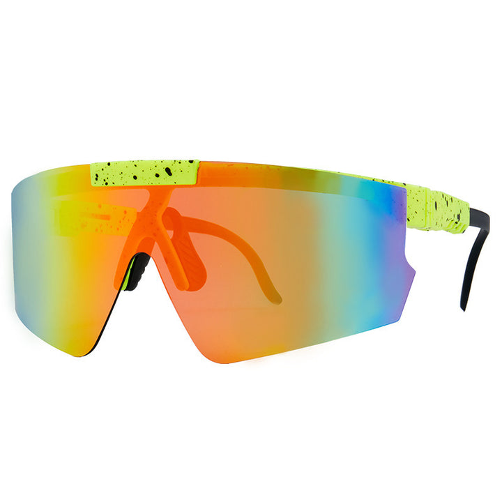 Women's sport sunglasses in modern design with large lenses Kalsten