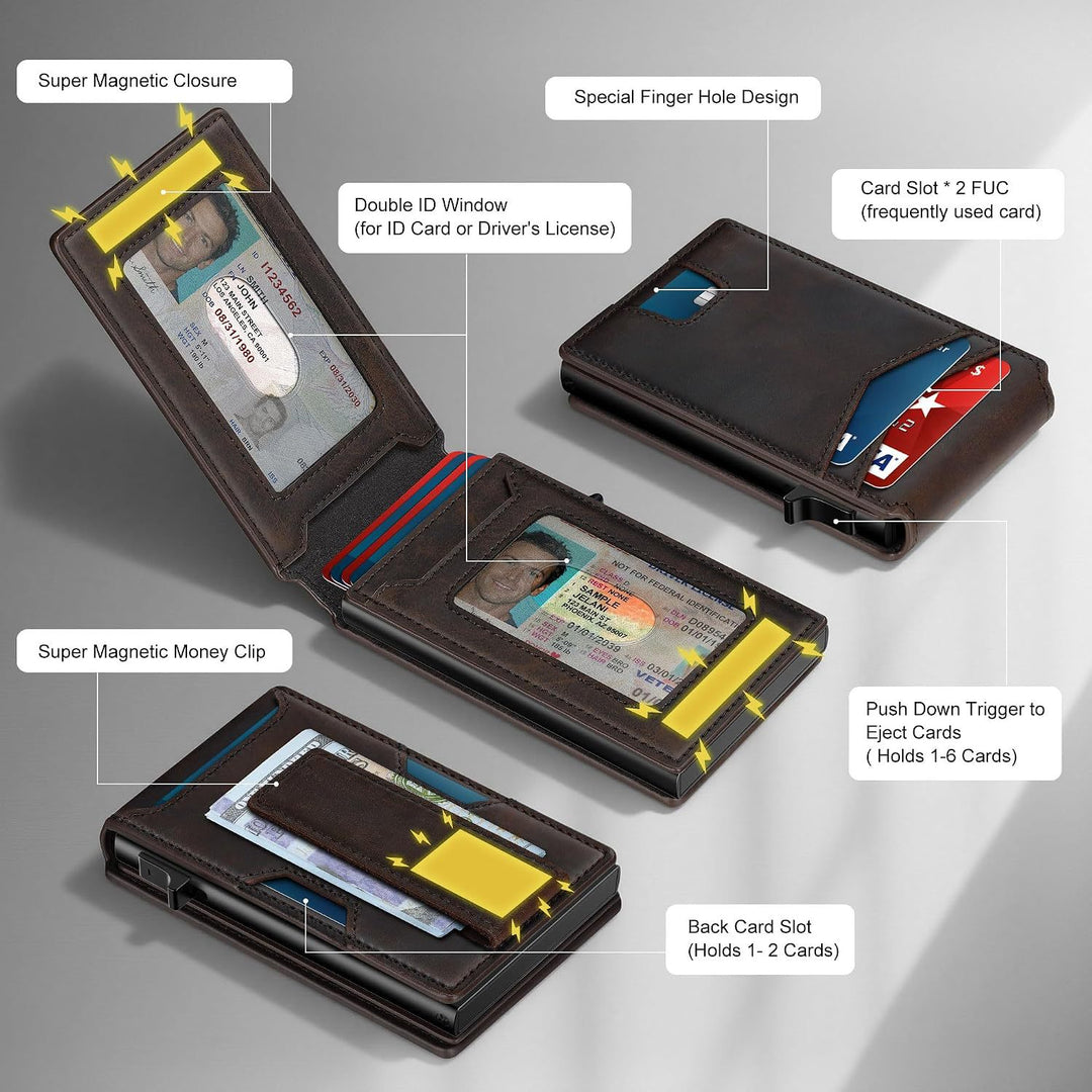 Slim Minimalist RFID-Blocking Cardholder Kalsten