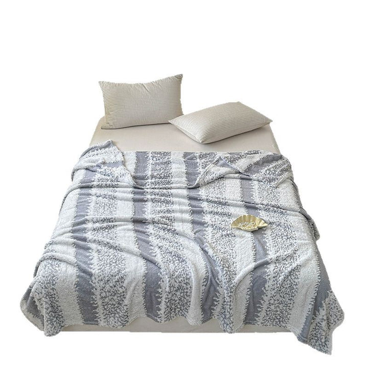 Plush Textured Throw Blanket