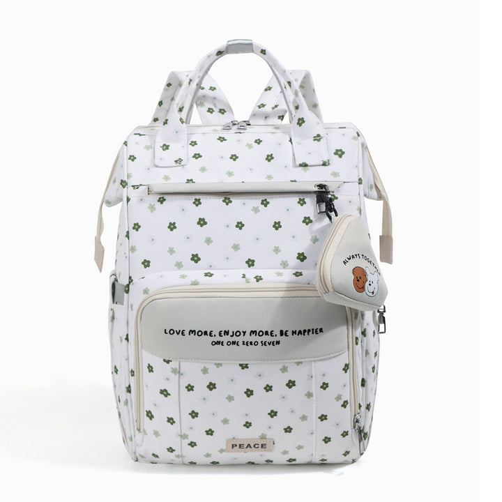 Chic Floral Print Multi-Functional Backpack Kalsten