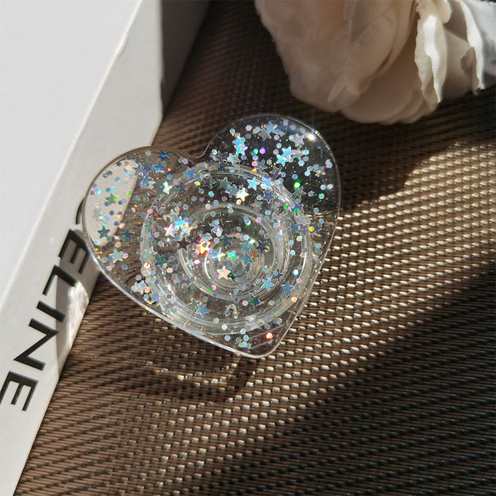 Glittering Heart-Shaped Phone Stand Kalsten