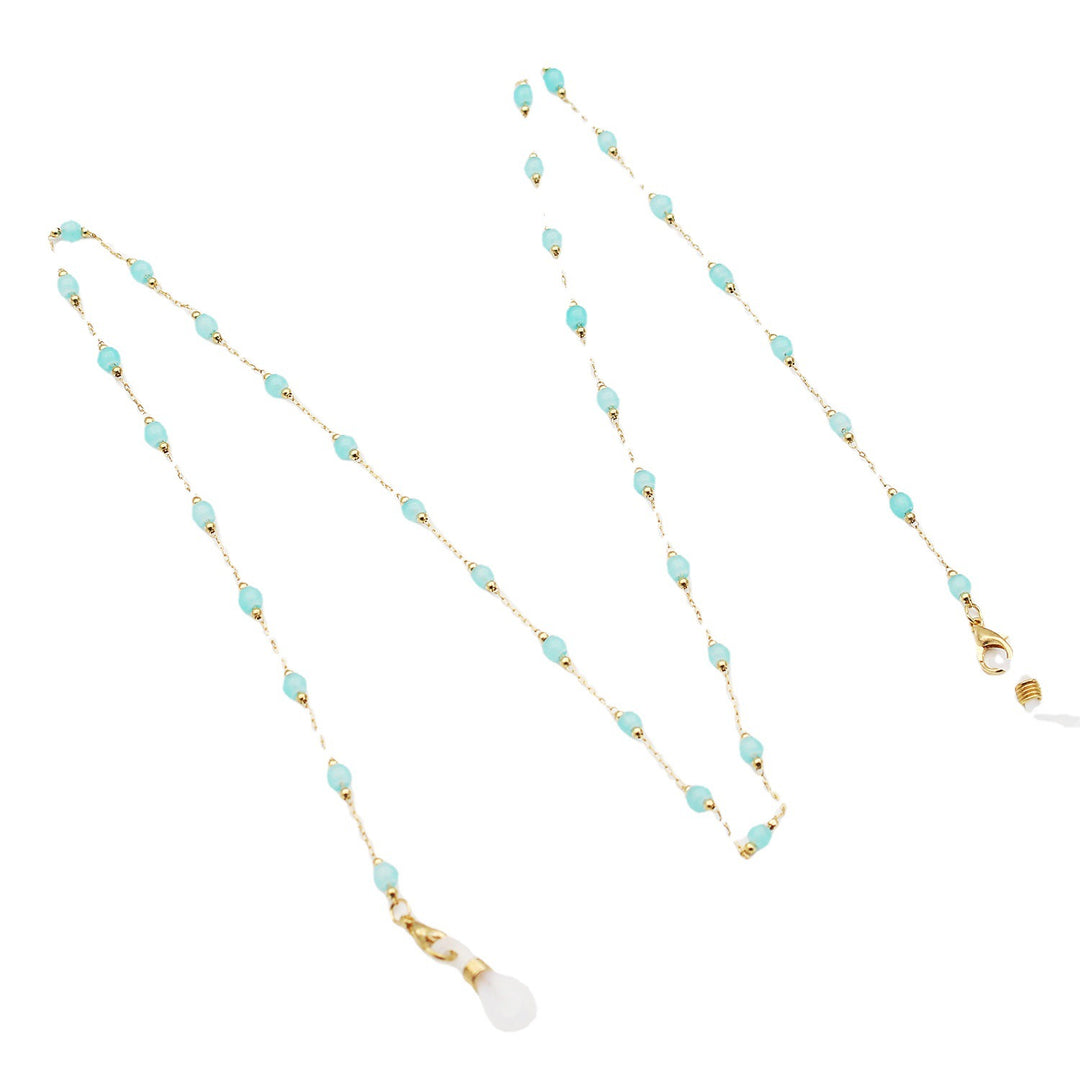 Elegant Beaded Eyewear Retainer Chain Kalsten