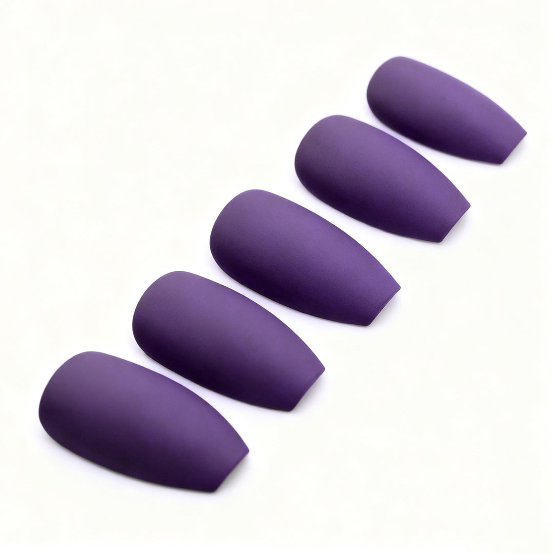 Elegant Matte Almond-Shaped Nail Enhancements Kalsten