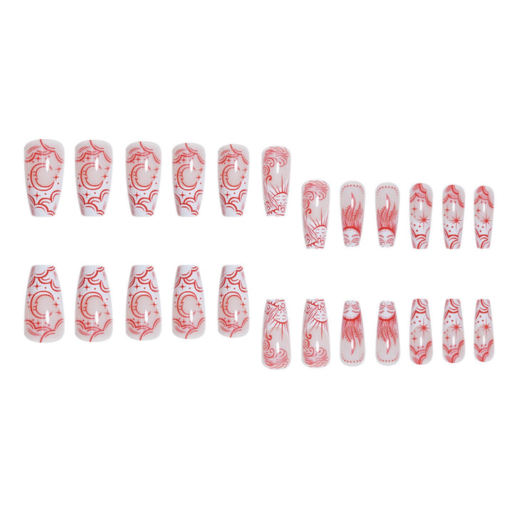 Artistic Patterned Press-On Nails Kalsten