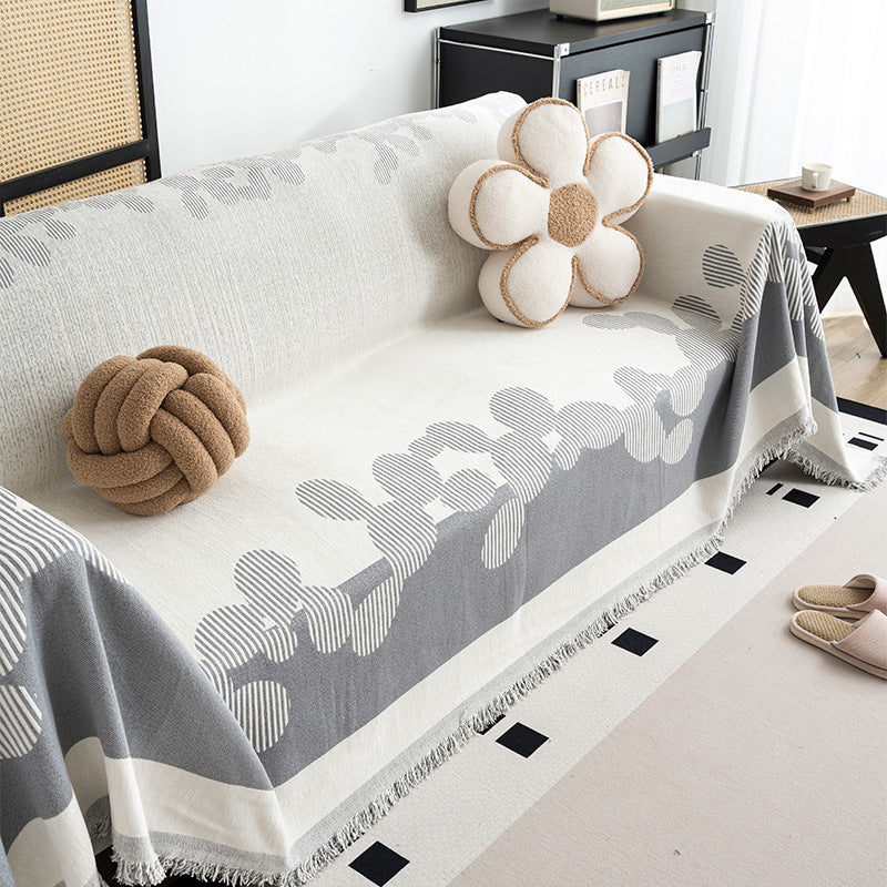Elegant Textured Throw Blanket