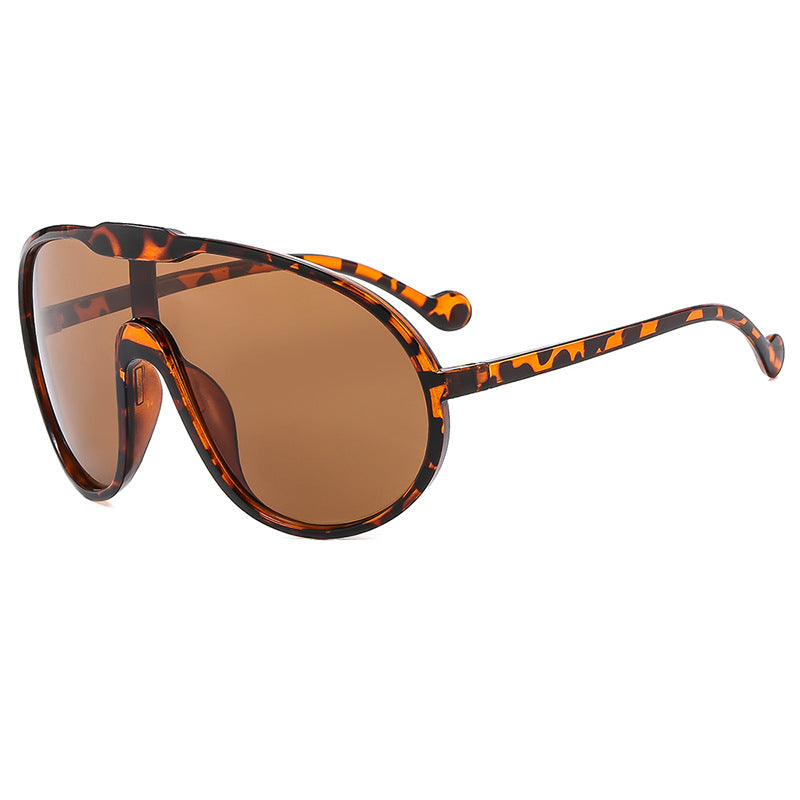 Women's futuristic transparent sunglasses with elegant shape Kalsten