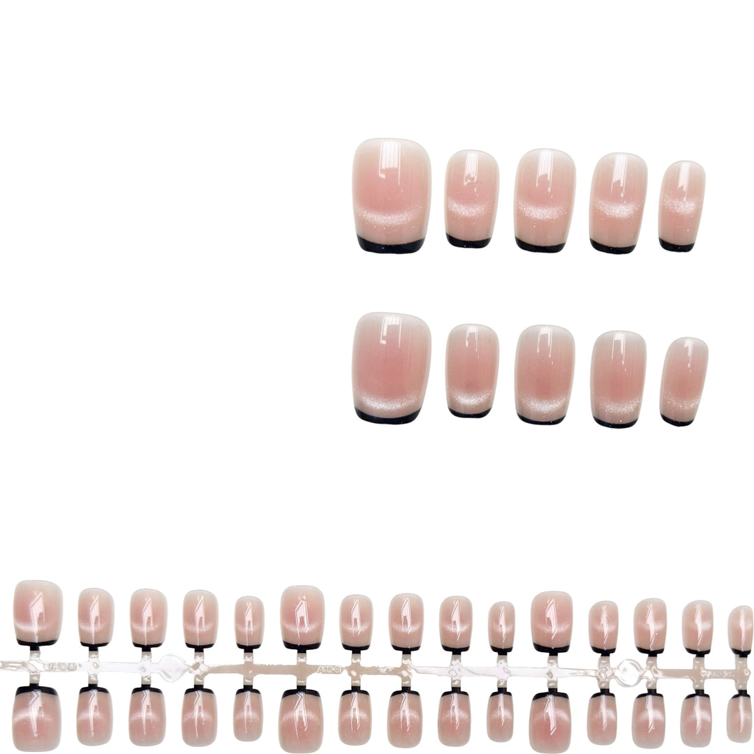 Elegant Ombre French Tip Press-On Nails