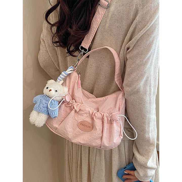 Casual Ruched Crossbody Bag