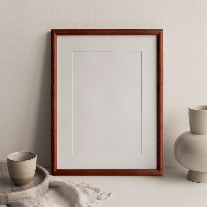 Rustic Natural Wood Photo Frame for Home Decor