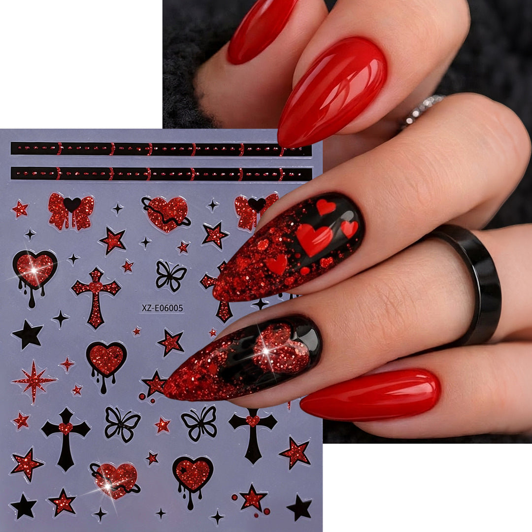 Halloween-Themed Nail Art Sticker Set  1791507032