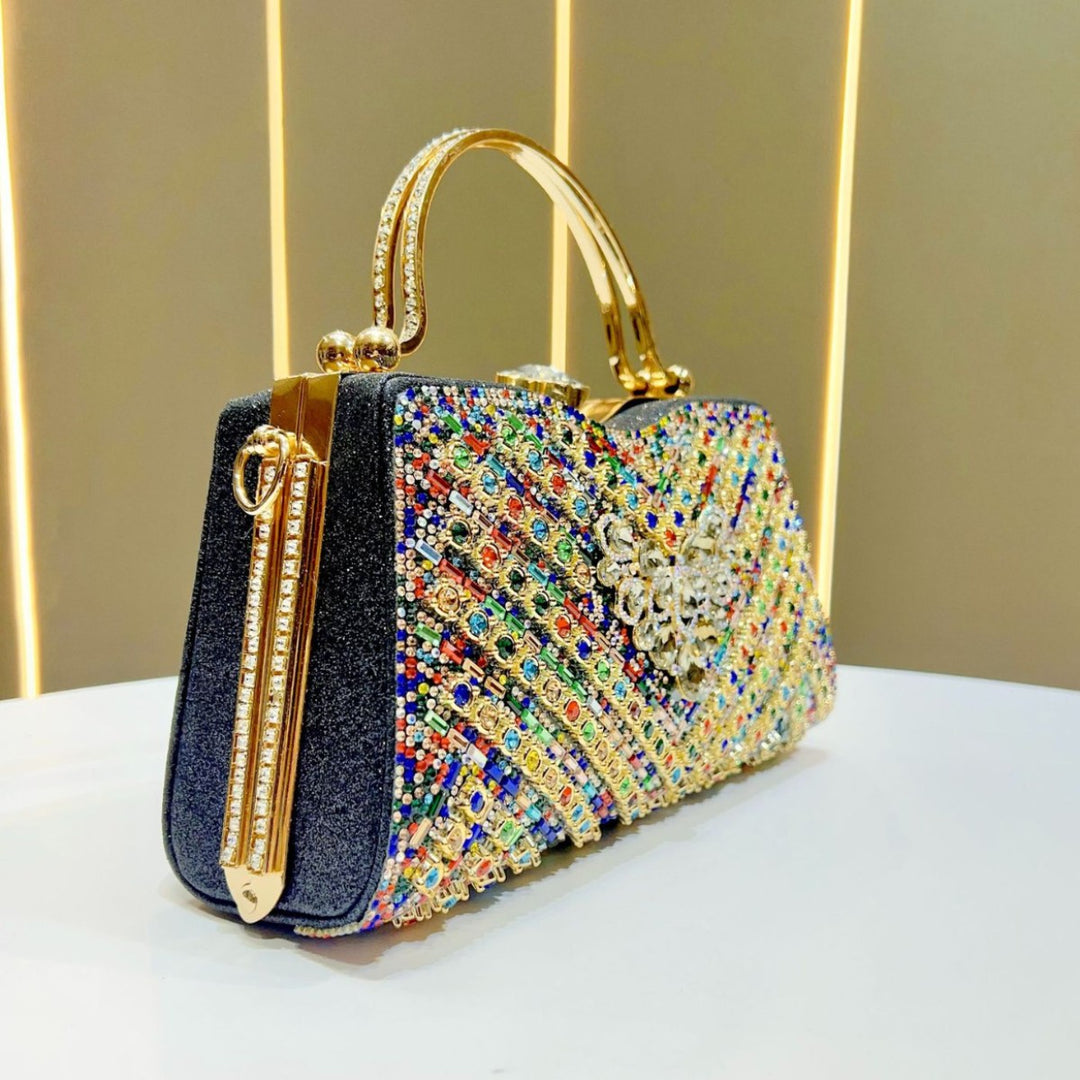 Decorative Rhinestone Evening Bag