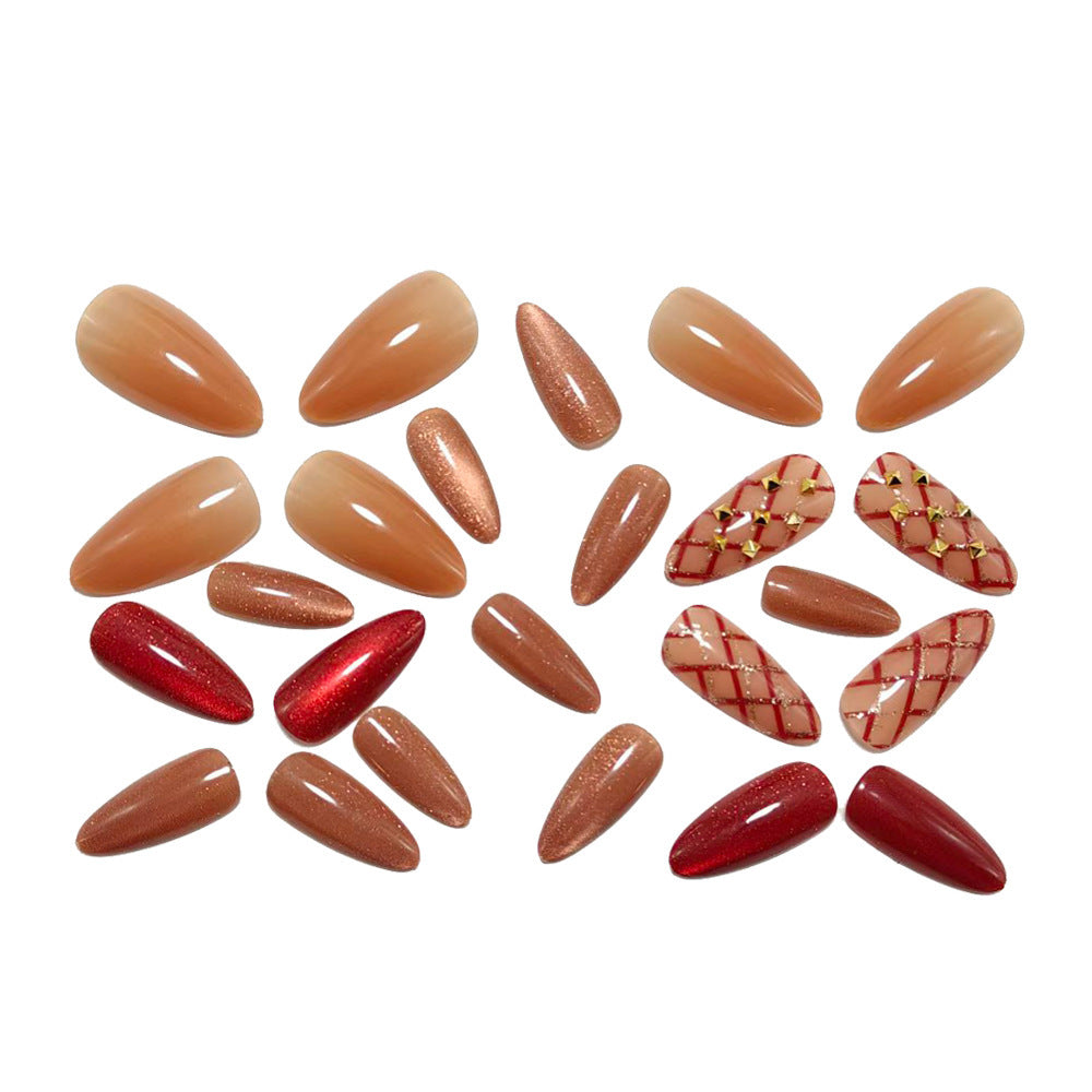Artificial nail set in elegant and glamorous design Kalsten
