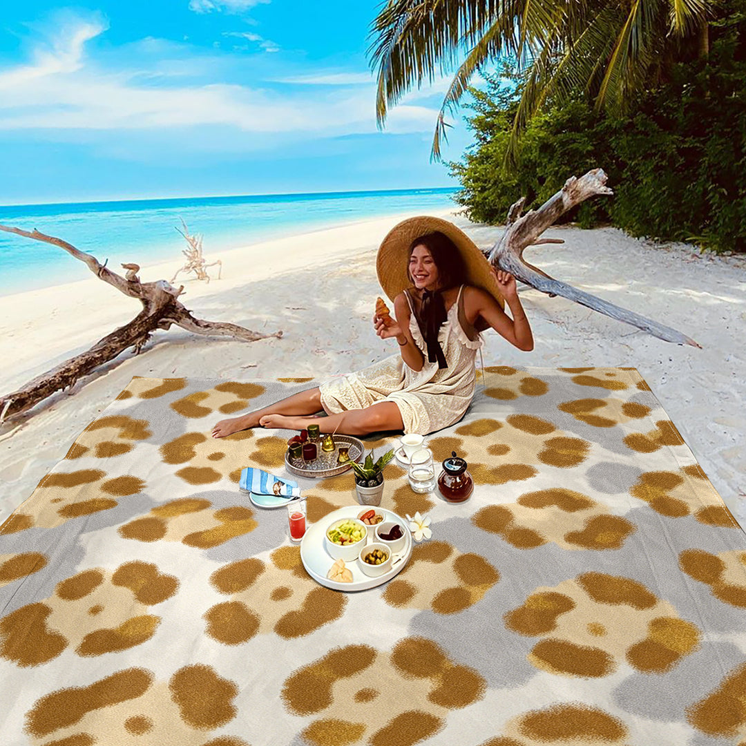 Mandala Design Beach Mat Kalsten