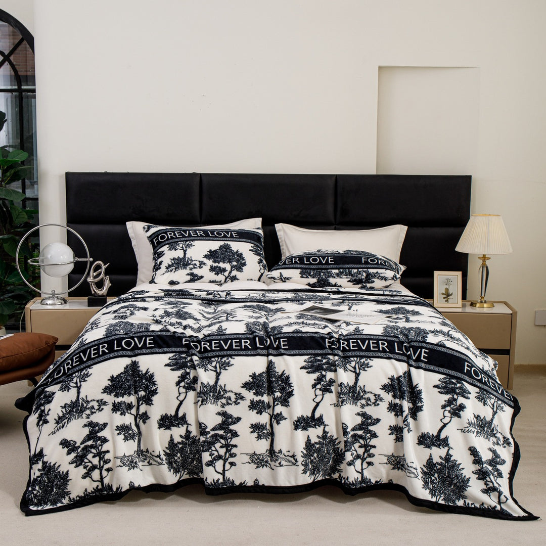 Women Patterned Blanket made of Soft Cotton Kalsten